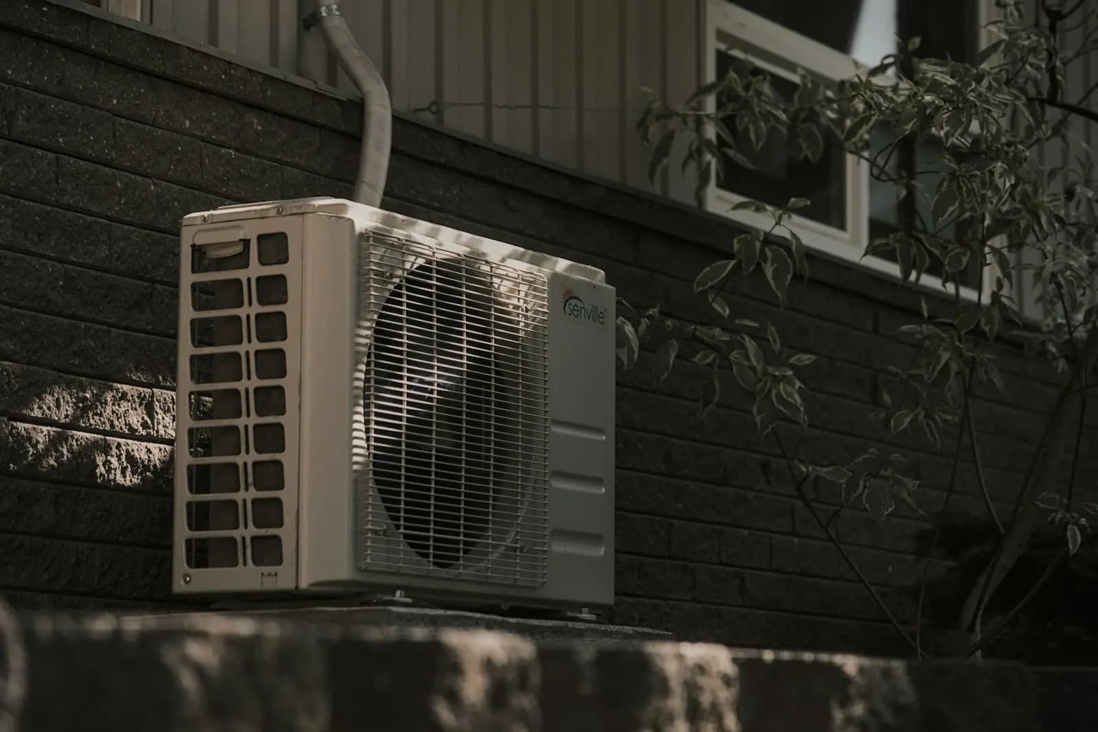 HVAC technician on the job